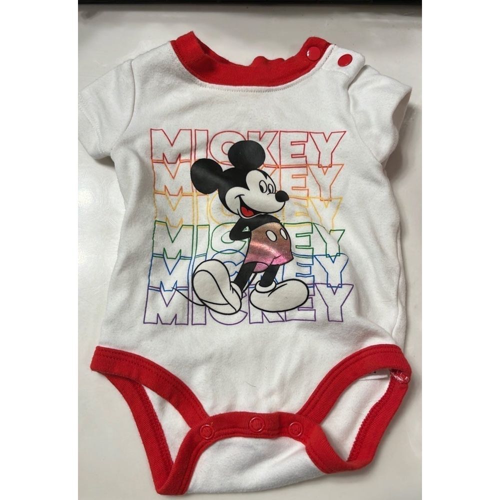 Disney parks rainbow Mickey onesie